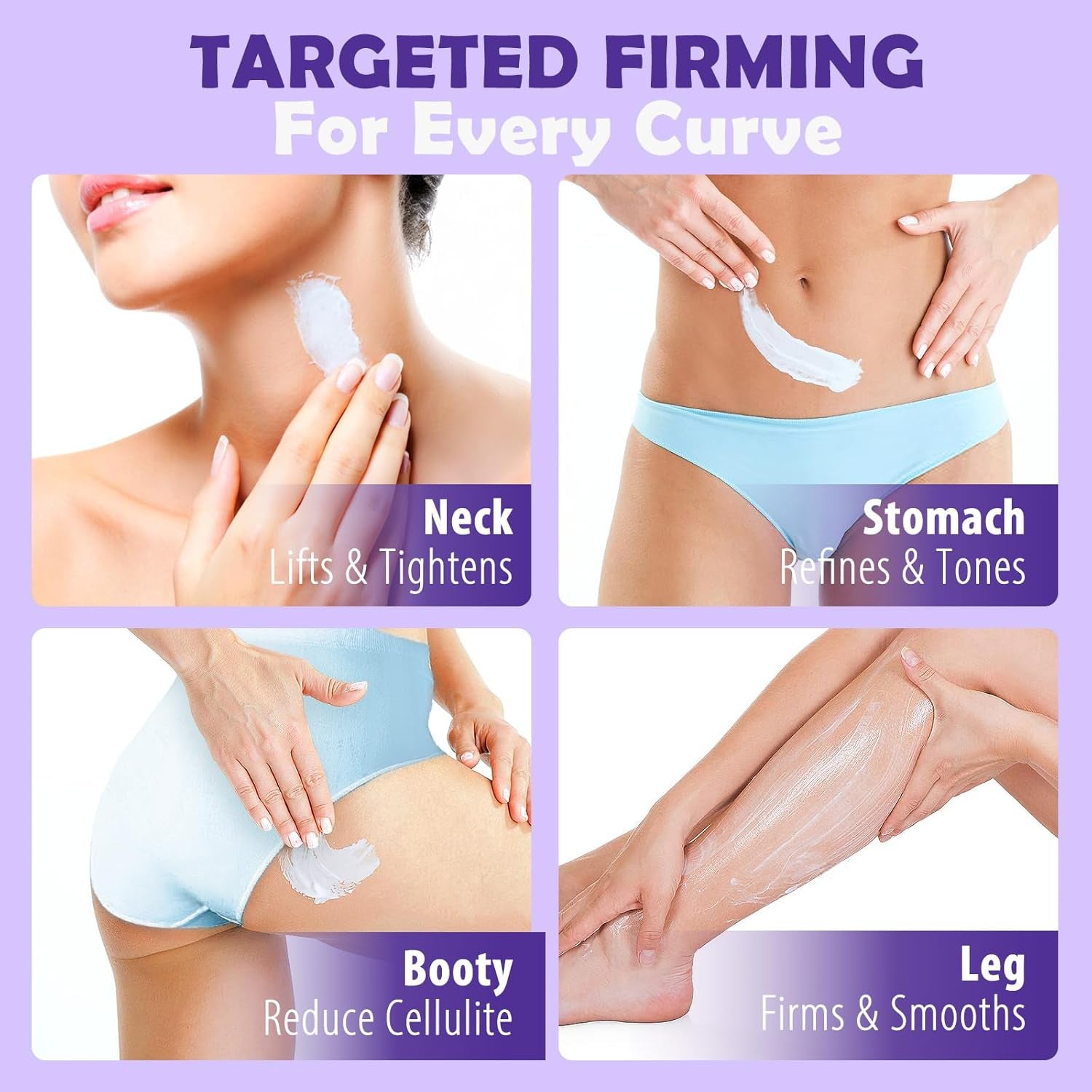 Get Dream Overnight Toning Whip: Body Firming Cream Cellulite Remover for Legs and Body (3.38 OZ)