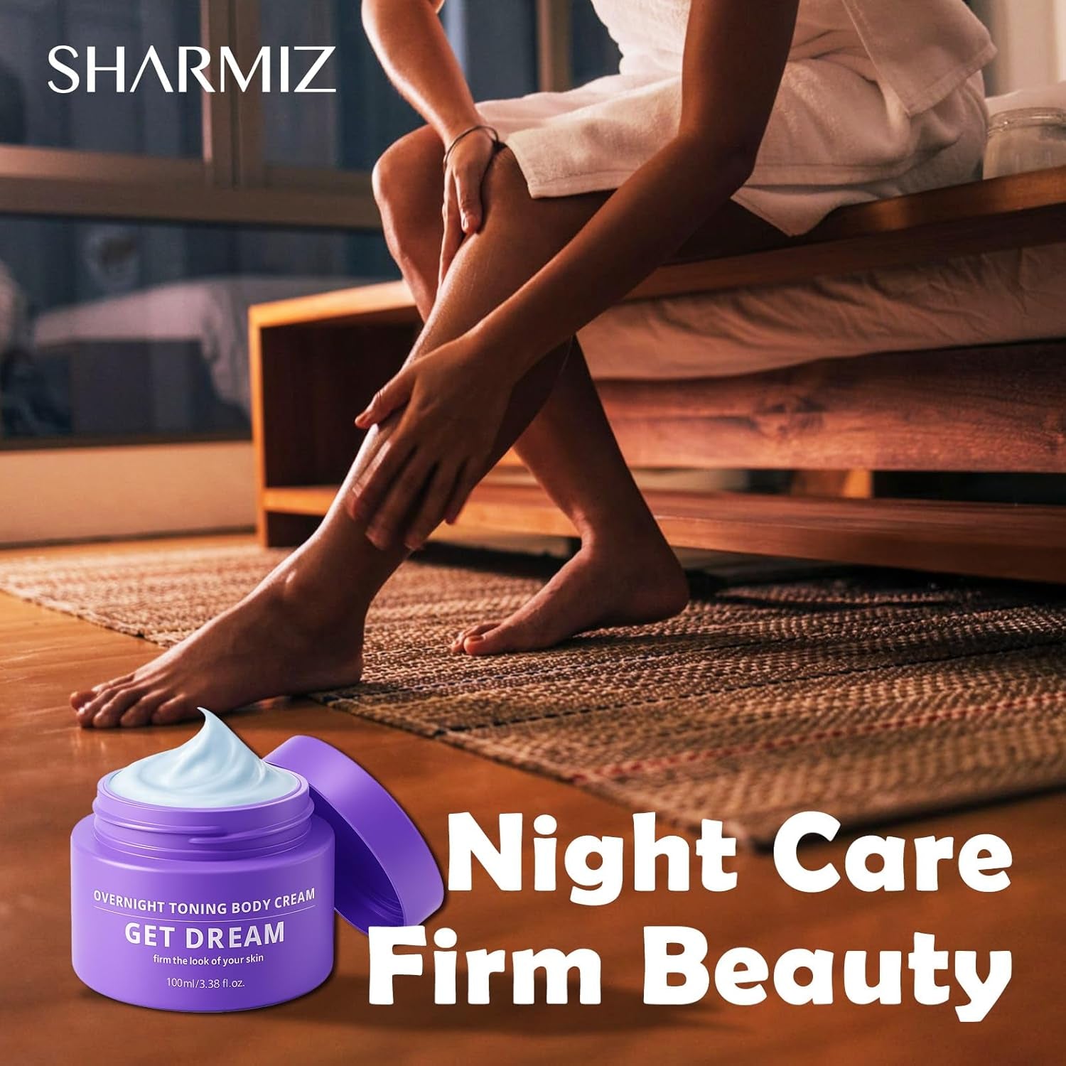 Get Dream Overnight Toning Whip: Body Firming Cream Cellulite Remover for Legs and Body (3.38 OZ)